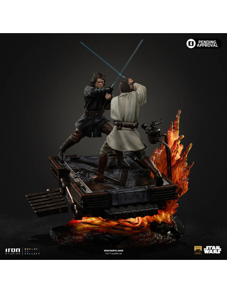 PREVENTA - ANAKIN VS OBI WAN (REVENGE OF THE SITH 20th ANNIVERSARY) - STAR WARS - 1/10 - IRON STUDIOS