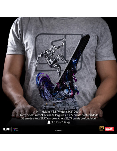 PREVENTA - STATUE SILVER SURFER DELUXE -...