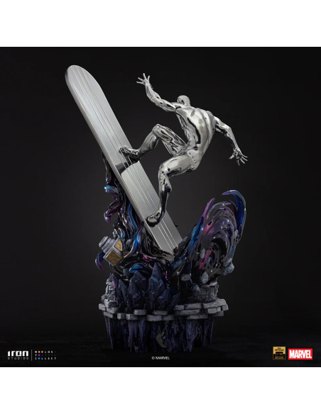 PREVENTA - STATUE SILVER SURFER DELUXE - INFINITY GAUNTLET DIORAMA - 1/10 - IRON STUDIOS