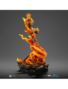 STATUE HUMAN TORCH (BLUE SUIT VARIANT) - FANTASTIC FOUR -... 2