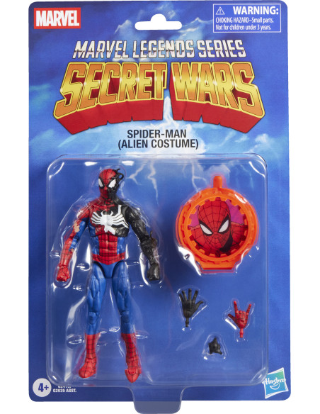 PREVENTA SPIDER-MAN ALIEN COSTUME - SECRET WARS MARVEL LEGENDS SERIES