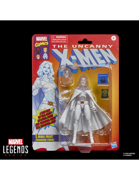 PREVENTA EMMA FROST (DIAMOND FORM) - THE UNCANNY X MEN MARVEL LEGENDS