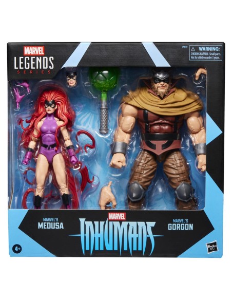 ENVÍO (SOLO PARA CLIENTES CON RESERVA COMPLETA) HASBRO MARVEL LEGENDS SERIES INHUMANS MARVEL'S MEDUSA & MARVEL'S GORGON