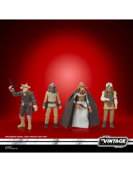 PREVENTA JABBAS COURT PACK 4 FIGURAS - STAR WARS: RETURN OF THE JEDI THE VINTAGE COLLECTION