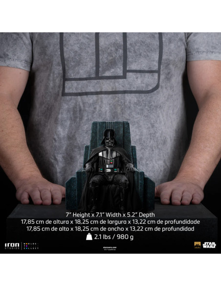 PREVENTA - DARTH VADER ON THRONE - STAR WARS: OBI-WAN KENOBI SERIES - 1/10 - IRON STUDIOS