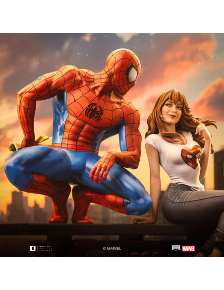 PREVENTA - SPIDER-MAN AND MARY JANE - MARVEL COMICS - 1/6 - IRON STUDIOS