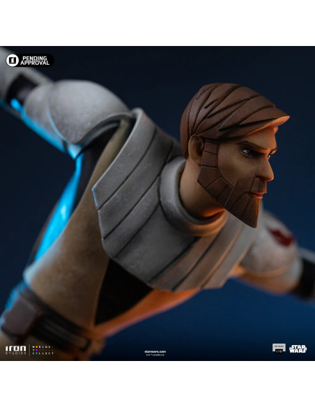 OBI-WAN KENOBI – STAR WARS: CLONE WARS - 1/10 - IRON STUDIOS