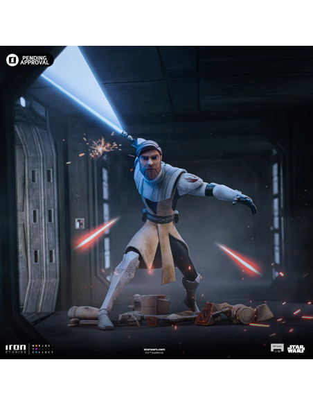 OBI-WAN KENOBI – STAR WARS: CLONE WARS - 1/10 - IRON STUDIOS