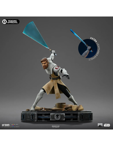 OBI-WAN KENOBI – STAR WARS: CLONE WARS - 1/10 - IRON STUDIOS
