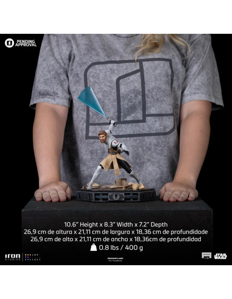 OBI-WAN KENOBI – STAR WARS: CLONE WARS - 1/10 - IRON STUDIOS