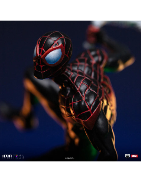 MILES MORALES - SPIDERMAN VS VILLAINS DIORAMA - 1/10 - IRON STUDIOS