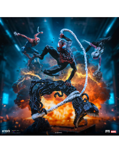 MILES MORALES - SPIDERMAN VS VILLAINS DIORAMA -...