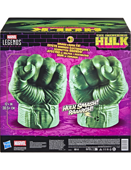 PREVENTA HULK PUÑOS ELECTRONICOS RÉPLICA - THE INCREDIBLE HULK MARVEL
