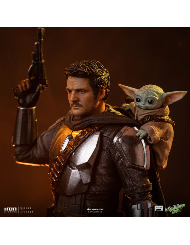 PREVENTA THE MANDALORIAN AND GROGU 1/10 - IRON...