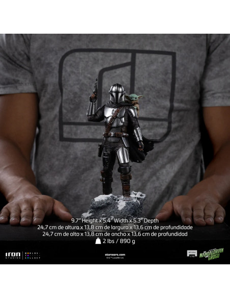 PREVENTA THE MANDALORIAN AND GROGU 1/10 - IRON STUDIOS