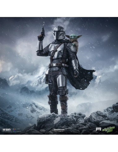 PREVENTA THE MANDALORIAN AND GROGU 1/10 - IRON...