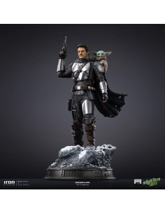 PREVENTA THE MANDALORIAN AND GROGU 1/10 - IRON STUDIOS 2