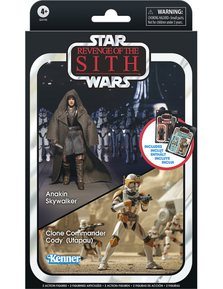 PREVENTA THE VINTAGE COLLECTION STAR WARS: LA VENGANZA DE LOS SITH Anakin Skywalker & Clone Commander Cody (Utapau)