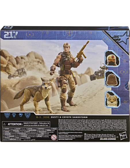 PREVENTA DUSTY & COYOTE SANDSTORM - G.I. JOE CLASSIFIED SERIES