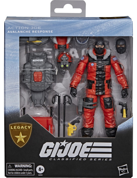 PREVENTA ACTION JOE AVALANCHE RESPONSE - G.I. JOE CLASSIFIED SERIES