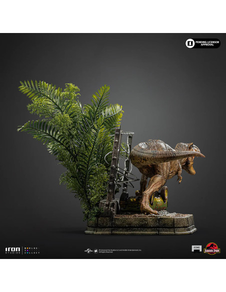 PREVENTA T-REX BREAKOUT SET A - JURASSIC PARK - ICONS - IRON STUDIOS