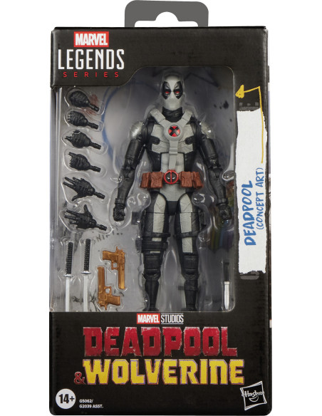 PREVENTA DEADPOOL (CONCEPT ART) FIGURA 15 CM DEADPOOL & WOLVERINE MARVEL LEGENDS