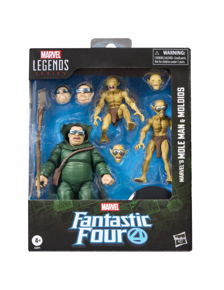 PREVENTA MARVEL LEGENDS SERIES FANTASTIC FOUR MARVEL'S MOLE MAN & MOLOIDS