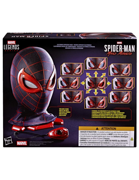 PREVENTA SPIDER-MAN MILES MORALES MASCARA ELECTRONICA 1:1 SPIDER-MAN 2