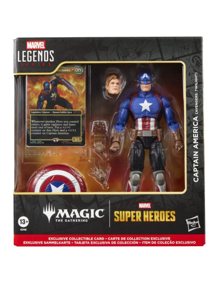 PREVENTA CAPTAIN AMERICA (AVENGERS TWILIGHT) MARVEL LEGENDS SERIES - MAGIC THE GATHERING
