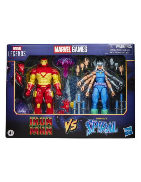 PREVENTA IRON MAN VS SPIRAL - GAMEVERSE MARVEL LEGENDS SERIES