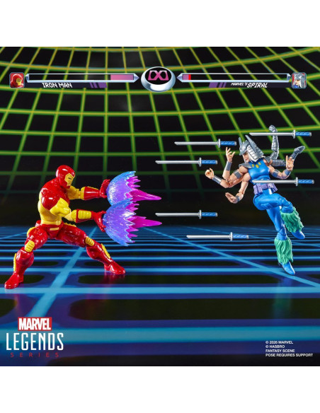 PREVENTA IRON MAN VS SPIRAL - GAMEVERSE MARVEL LEGENDS SERIES