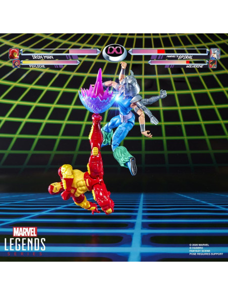 PREVENTA IRON MAN VS SPIRAL - GAMEVERSE MARVEL LEGENDS SERIES