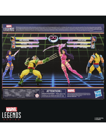 PREVENTA MARVEL LEGENDS SERIES WOLVERINE VS PSYLOCKE