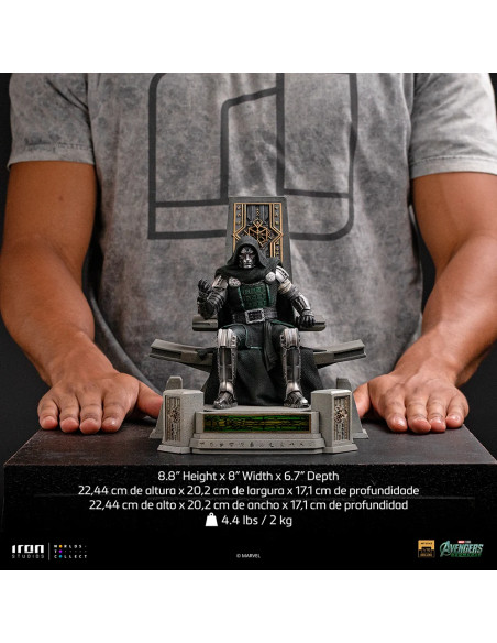 PREVENTA DOCTOR DOOM ON TRHONE - AVENGERS DOOMSDAY - 1/10 - IRON STUDIOS