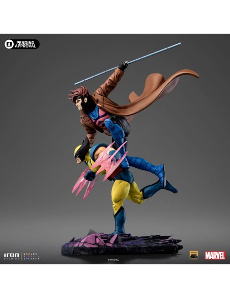 2º PAGO PARCIAL (SOLO PARA CLIENTES CON RESERVA) GAMBIT AND WOLVERINE - X MEN 97 - 1/10 - IRON STUDIOS
