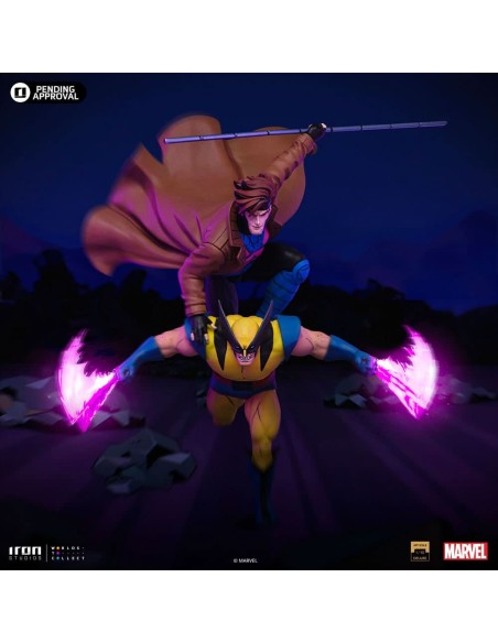 2º PAGO PARCIAL (SOLO PARA CLIENTES CON RESERVA) GAMBIT AND WOLVERINE - X MEN 97 - 1/10 - IRON STUDIOS